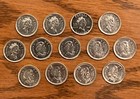 Complete Set Of 2000-2009 Canada 10 Cents Dimes   combined Shipping   13 Coins