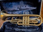 Conn Coronet    director Series Shooting Stars    50   s 60   s Band M 73738 W Case 