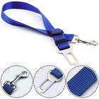 Adjustable Nylon Pet Car Seat Belt Safety Leash With Buckle For Dogs And Cats