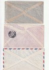  3  1930-40   s South American Airmail Covers Brazil honduras peru