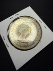 1964 Canadian Silver Dollar Coin - Multicolour Patina