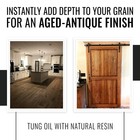 Real Milk Paint Dark Tung Oil - 16oz Food Grade Waterproof Wood Finish