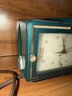 Mcm Rare 50s 60s Bulova Model 100 Green Clock Radio Parts Or Repair Hollywood