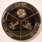 A Chip  Chair  And A Prayer Heavy Poker Card Guard Hand Protector New