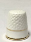 March Bone China Thimble Vintage Souvenir Collectible