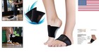 Plantar Fasciitis Relief Wraps - Adjustable Copper Infused Arch Support  2 Pack 