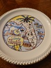 Vintage Florida Souvenir Plate 9 1 4 