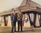 Vintage From 1970s Pizza Hut Co-founders  Print On Photo Paper   10 X 14 Inches
