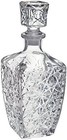 Liquor Decanter Bottle With Stopper  Lead-free Glass  Crystal Cut Design  760   