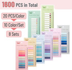 - Colorful Sticky Tabs  1600 Pcs  Transparent Page Markers  Annotating Book Tabs