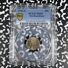1942-c Newfoundland 10 Cents Pcgs Ms62 Lot g1720 Silver  Nice Unc 