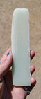 Rare Cyan Glow In Dark  Glass Slab Cabochon Slab Rave Craft Flintknapping