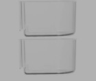 Bird Feeder Cups Clip On Clear 4 Pack Parakeet Parrot Cage Seed  Food Water Dish