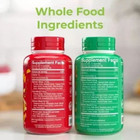 2 Pack  180 Fruits And 180 Veggies Whole Food Supplement  With Superfood  