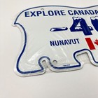 License Plate Explore Canada   s Arctic Polar Bear Shape -40 Nunavut Canada New