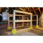 Lot 12 Osha Compliant Reusable Guardrail Base With Toeboard Slots