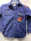 Boy Scouts Cub Scouts Shirt Youth 12 Regular Blue Button Up Long Sleeve Uniform