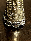 Antique Stamped Sterling Silver Thimble Sewing Tool  15d 