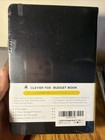 Clever Fox Undated Monthly Expense Budget Planner Black Hardcover New Sealed