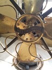 Antique Westinghouse Tank Desk Fan Brass Blades Brass Cage Runs Vintage