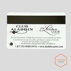 1990s Las Vegas Aladdin Casino Slot Players Club Card