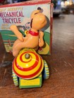 Marx Linemar Disney 1950s Pluto Lithographed Mechanical Tricycle 