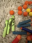 Huge Lot 140  Assorted Nerf Darts Geniune Foam Bullet Darts For Play Gun Ammo