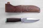 Hattori H-103 Fixed Blade Knife Ats-34 Cocobolo Japan Old Model W sheath E37