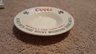 Vintage Coors Ashtray 6 Inch Nos Rocky Mountains White