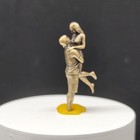 Chinese Bronze Copper Statue Hand Carved Embrace Men And Women Figurines 80312