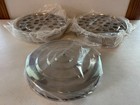 Premium Silver Polished Stainless Steel 2 Stackable Communion Trays W  Cover Kit