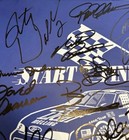 Dale Earnhardt Sr Signed Nascar Card Binder Dalison Alank Neilb Jjohnson Pearson