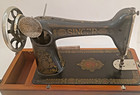 Singer Red Eye 66 Treadle Sewing Machine Parts Move Video Read Flaws    
