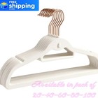 Premium Quality Velvet Hangers Non-slip Felt Clothe  20 40 60 80 100 In Pack