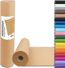 17 5  X 1200   Brown Kraft Paper 50 Lb Basis Weight Roll Packaging Shipping New 