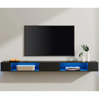 Wampat 80  Floating Tv Stand - Wall-mounted Entertainment Center For Living Room