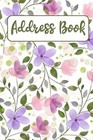 Small Floral Address Book With Tabs For Women - Perfect Size For Purse Or Pocket