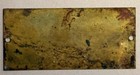 Original Antique Brass United Engine Company Nameplate Lansing  Michigan