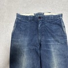    vintage 1940s 1950s Wwii Us Navy Usn Denim  Baker Dungaree Utility Pants W31   
