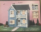 Vtg The Allison Wood Dollhouse Kit Artply 5 Rooms Staircase New In Box Sealed 77