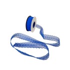 1 2 Inch Wide  25 Yards Floral Pattern Lace Ribbon Royal Blue Lace Trim Ribbon 
