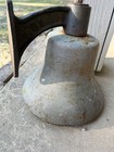 Vintage U s  Navy Quarterdeck Bell Nickel Brass Post World War 2 United States 
