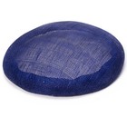 6 1 Round Sinamay Button Pillbox Millinery Fascinator Hat Base Craft B065 Blue