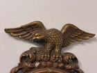 Vtg 60s Syroco Convex Federal Style 16  Eagle Mirror   4410 Bronze Tone