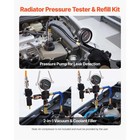 Uimoso Radiator Pressure Tester And Coolant Refill Kit  47-piece Universal Set