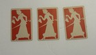 Three Vintage Old Maid Cards