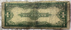 1923 One Silver Dollar Horse Blanket Silver Certificate Large Size Us Mint Note