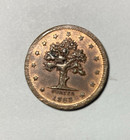 1863 Jones Wood Hotel Civil War Merchant Token Au   Or Better