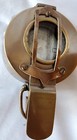 Vintage Old Style Military Compass Nautical Pocket Shiny Brass British Prismatic
