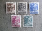 Indonesia  Scott  382-386  Mh